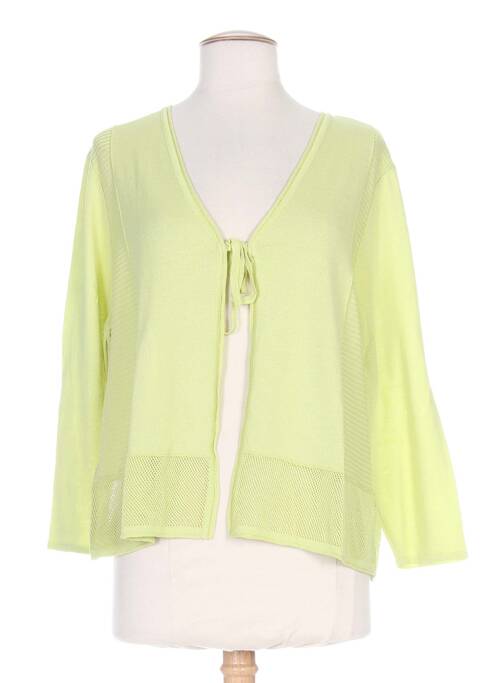 Vestă cu mâneci lungi verde PAUPORTÉ femeie