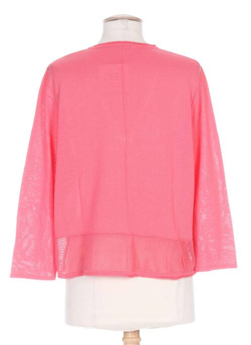 Vestă cu mâneci lungi roz PAUPORTÉ femeie