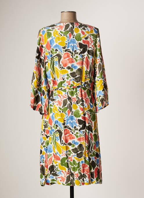 Rochie midi galben SKUNKFUNK femeie