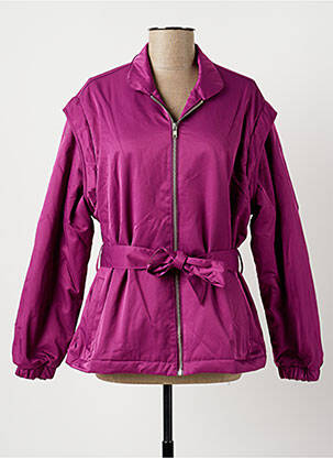 Jachete casual roz FEELHOO femeie