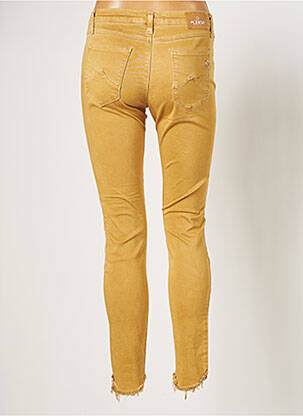 Pantalon 7/8 elasticitate talie joasă bej PLEASE femeie