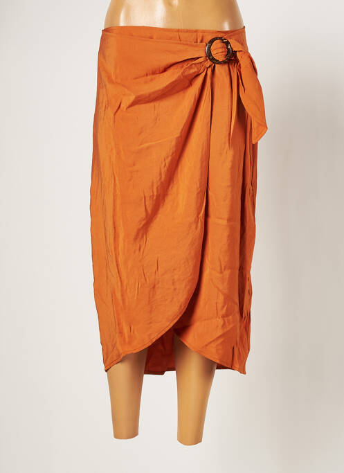Fustă midi portocaliu LOLA ESPELETA femeie