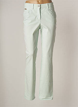 Pantalon drept verde RECOVER C.C. femeie