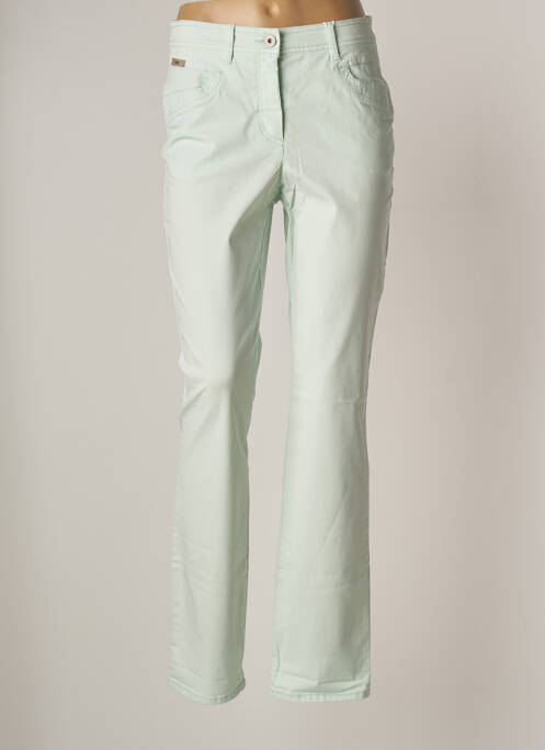 Pantalon drept verde RECOVER C.C. femeie