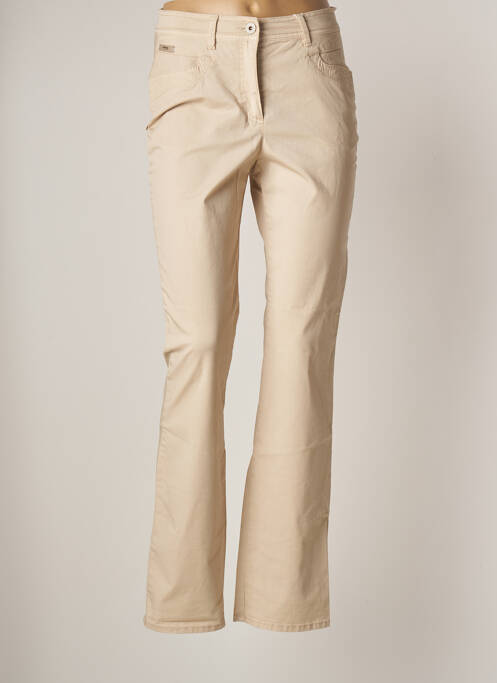 Pantalon drept bej RECOVER C.C. femeie