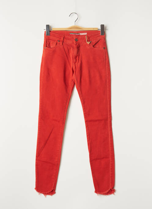 Pantalon slim portocaliu PLEASE femeie