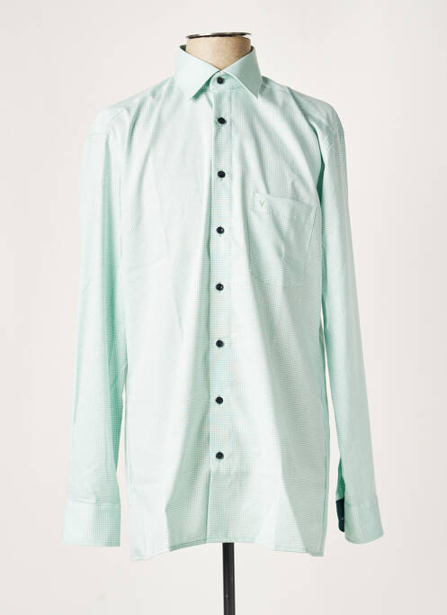 Cămașă cu mâneci lungi verde MARVELIS bărbat