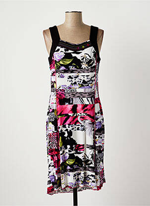 Rochie midi alb FRANCE RIVOIRE femeie