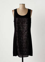 Rochie scurtă mâneci scurte mâneci scurte negru JEAN DELFIN femme
