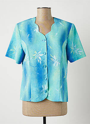 Cămașă mâneci scurte mâneci scurte albastru JEAN DELFIN femme