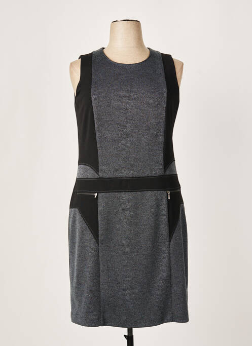 Rochie midi gri FRANCE RIVOIRE femeie