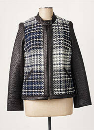 Jachete casual guler rotund albastru MERI & ESCA femme