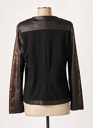 Jachete casual guler rotund negru MERI & ESCA femeie