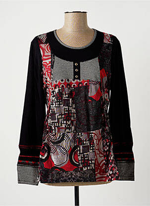Tricou mâneci lungi mâneci lungi negru GUY DUBOUIS femeie