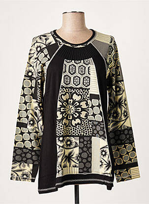 Tricou negru FRANCE RIVOIRE femeie