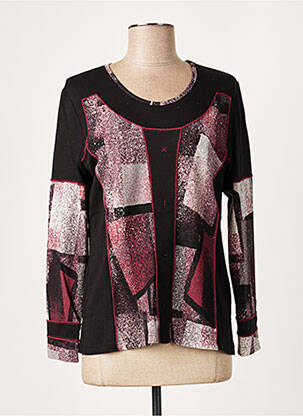 Tricou mâneci lungi mâneci lungi negru FRANCE RIVOIRE femeie