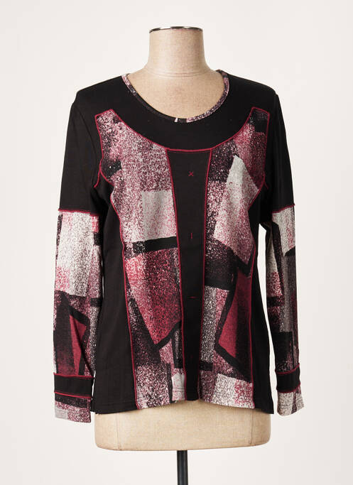 Tricou negru FRANCE RIVOIRE femeie