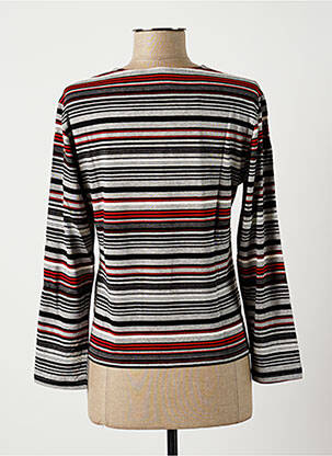 Tricou mâneci 3/4 mâneci 3/4 gri FRANCE RIVOIRE femeie