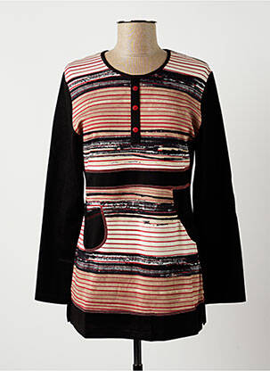 Tricou mâneci lungi mâneci lungi negru FRANCE RIVOIRE femeie