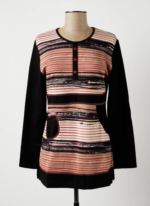 Tricou negru FRANCE RIVOIRE femeie