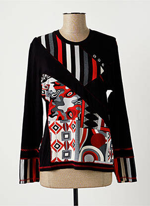 Tricou mâneci lungi mâneci lungi negru GUY DUBOUIS femeie
