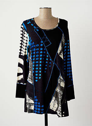 Tunică mâneci lungi albastru GUY DUBOUIS femeie