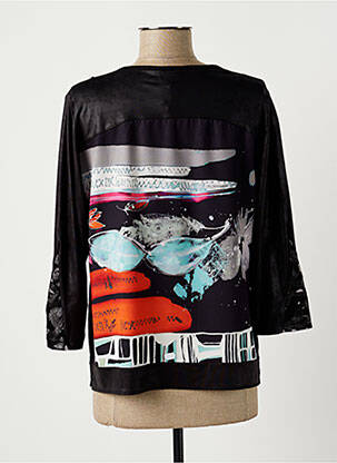 Tricou mâneci 3/4 mâneci 3/4 negru GUY DUBOUIS femeie