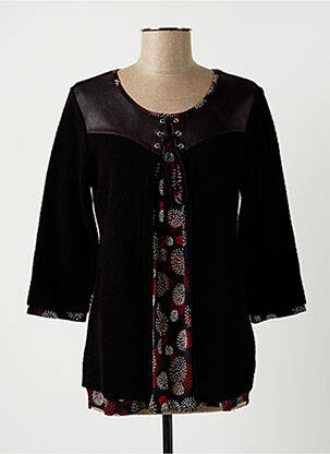 Top negru FRANCE RIVOIRE femeie