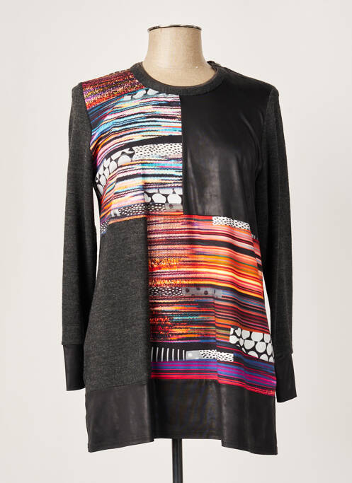 Pulover tunică gri GUY DUBOUIS femeie