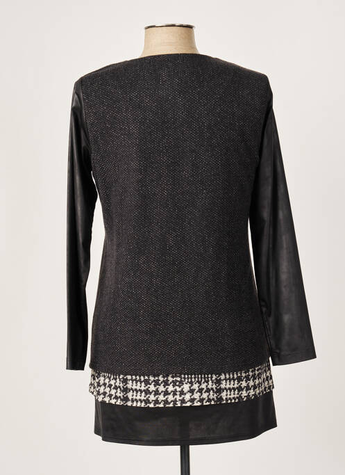 Tunică mâneci lungi negru MERI & ESCA femeie