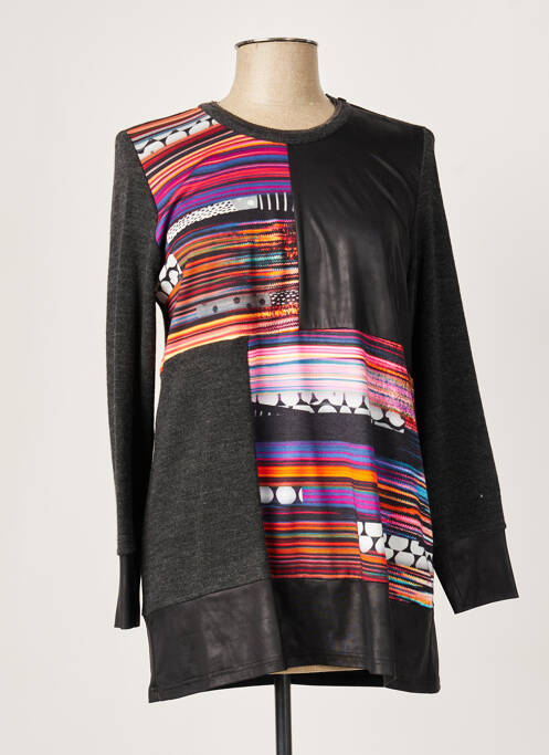 Pulover tunică gri GUY DUBOUIS femeie