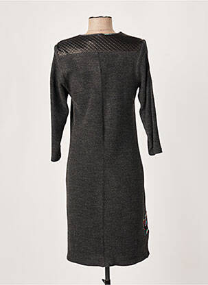 Rochie scurtă mâneci lungi mâneci lungi negru FRANCE RIVOIRE femeie