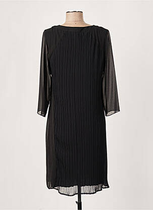 Rochie midi croială fluidă mâneci lungi negru FRANCE RIVOIRE femeie