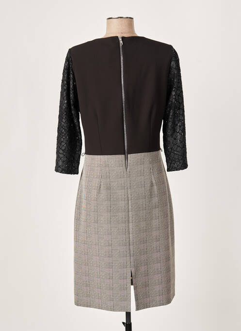 Rochie midi mâneci lungi mâneci lungi gri MERI & ESCA femme