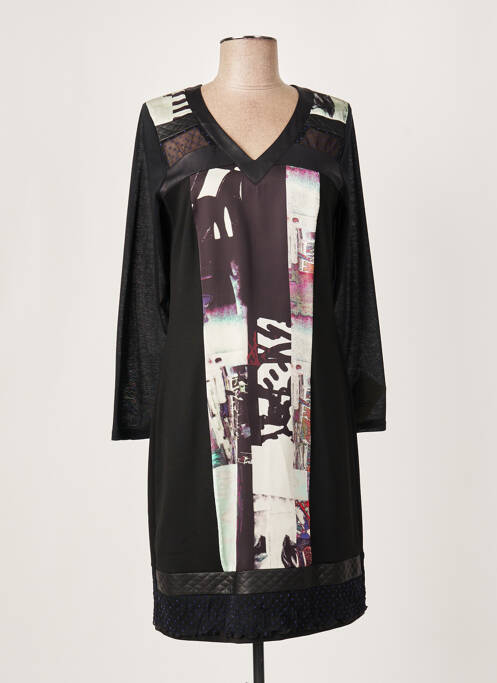 Rochie midi negru FRANCE RIVOIRE femeie