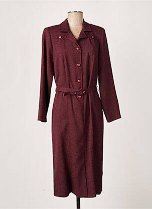 Rochie midi roșu FRANCE RIVOIRE femeie