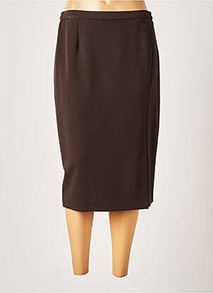 Fustă midi maro GUY DUBOUIS femeie