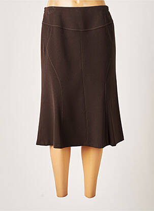 Fustă midi maro FRANCE RIVOIRE femeie