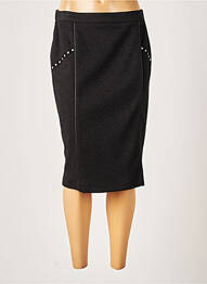 Fustă midi elasticitate negru FRANCE RIVOIRE femme