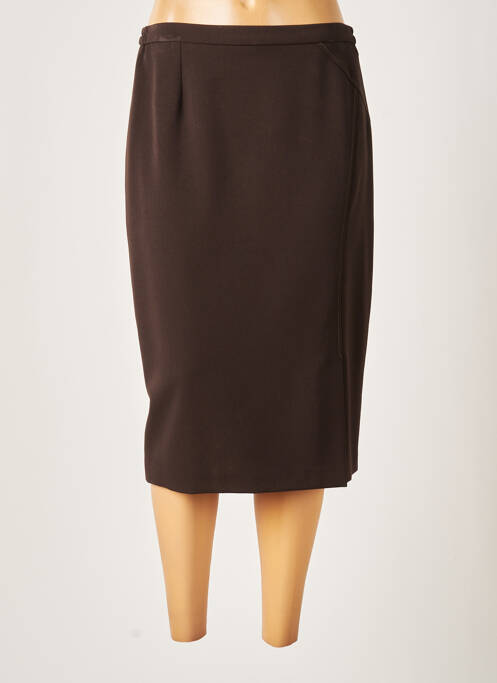 Fustă midi maro GUY DUBOUIS femeie