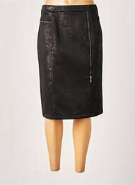 Fustă midi croială dreaptă negru FRANCE RIVOIRE femme
