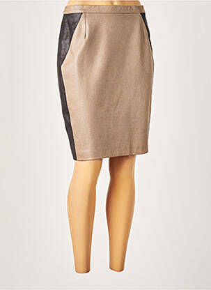 Fustă midi bej MERI & ESCA femeie