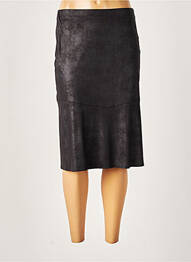 Fustă midi croială dreaptă negru FRANCE RIVOIRE femme