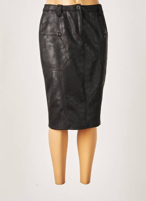 Fustă midi negru IMPULSION femeie