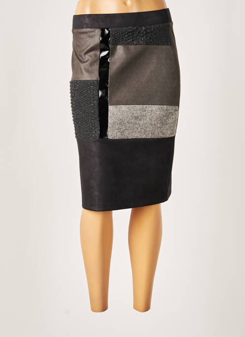 Fustă midi gri MERI & ESCA femeie