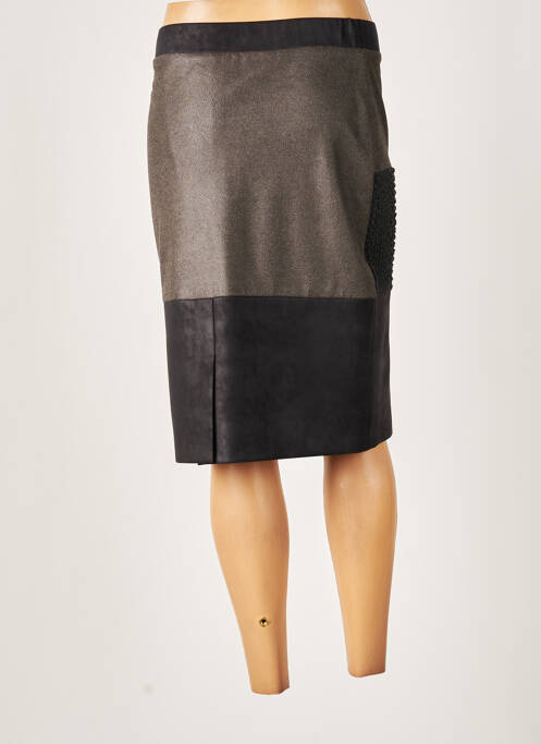 Fustă midi gri MERI & ESCA femeie