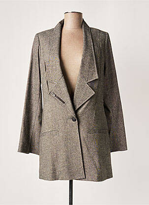 Sacou gri LAUREN VIDAL femeie