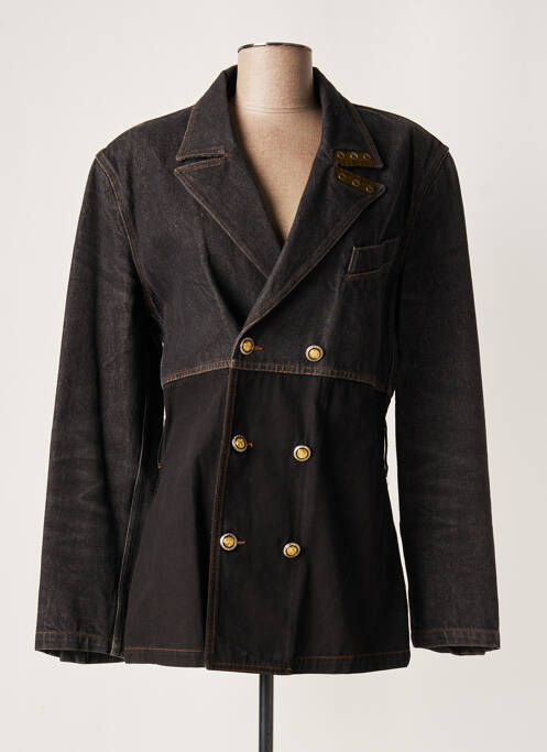 Jachetă de blugi negru LAUREN VIDAL femeie