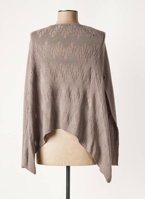 Vestă cu mâneci lungi gri LAUREN VIDAL femeie