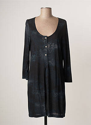 Jachete casual guler rotund negru LAUREN VIDAL femeie